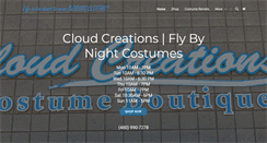 Desktop Screenshot of cloudcreationscostumes.com